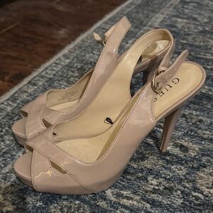 Guess Women's Blush Slingback Heels